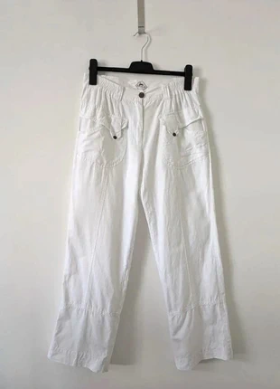 Pantalon d'été en coton - Blanc du Nil - taille 2, merk: Blanc du Nil, staat: Heel goed, maat: L / 40 / 12, € 12,00, € 13,30 inclusief Kopersbescherming Pro