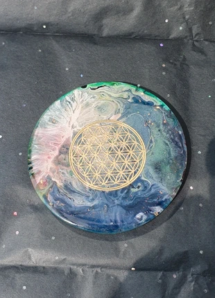 Disque Énergétique Fleur de vie, brand: fleur de vie, condition: Very good, €15.00, €16.45 includes Buyer Protection Pro