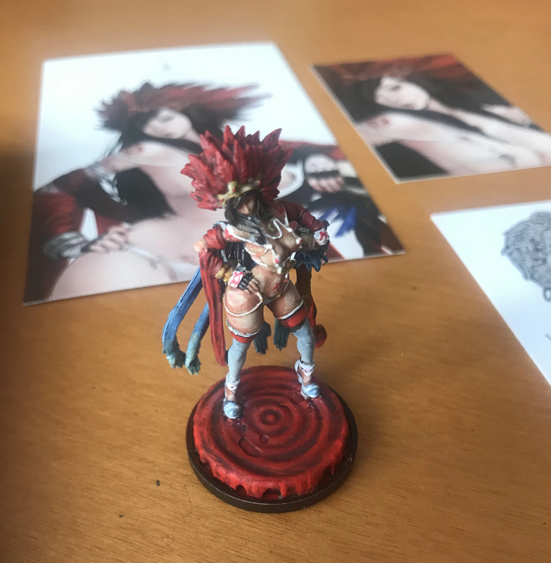 Kingdom Death Monster White Speaker Boss First Run Collector's Edition Painted miniature Complete 1