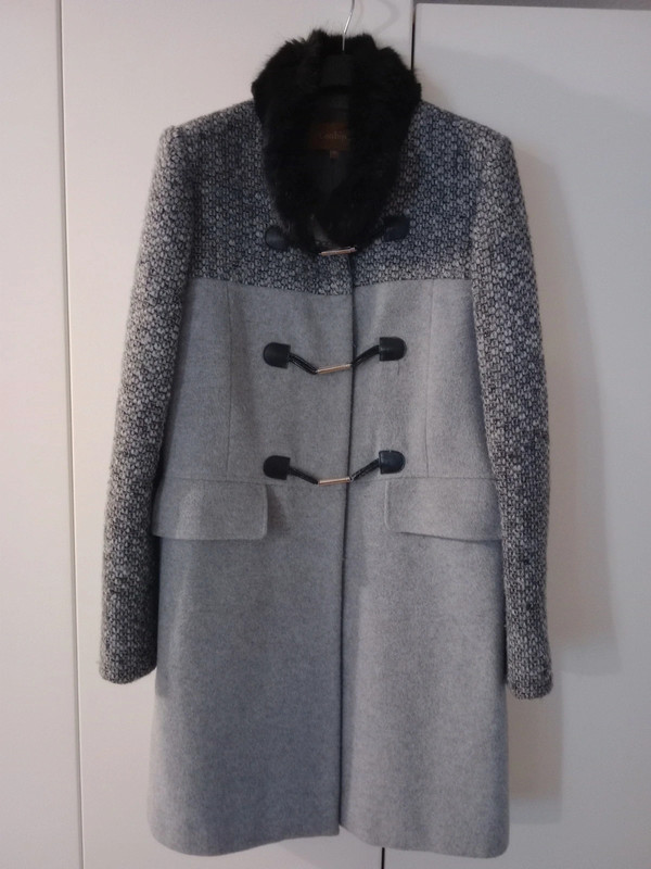 Cappotto lana grigio