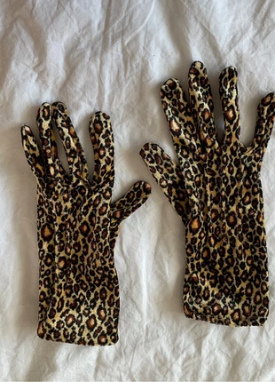 gants léopard vintage années 80, brand: Vintage, condition: Very good, size: S, €9.00, €10.15 includes Buyer Protection