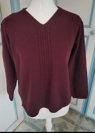 Vintage rétro pull bordeaux 50% laine cozy, brand: Vintage Dressing, condition: Very good, size: L / 40 / 12, €7.00, €8.05 includes Buyer Protection
