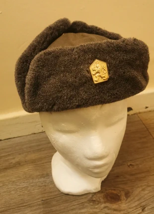 Vintage Czechoslvakian Army communist era Ushanka Winter Trapper Hat Fur Lined Soviet Style, brand: Army, condition: Very good, size: One size, £7.00, £8.05 includes Buyer Protection