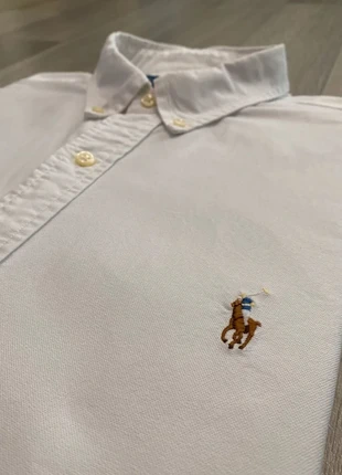 Chemise blanche Ralph Lauren logo brodé col américain poignets ronds 100 % coton taille L, marke: Ralph Lauren, zustand: Gut, größe: L, 35,00 €, 37,45 € inklusive Vinted-Käuferschutz