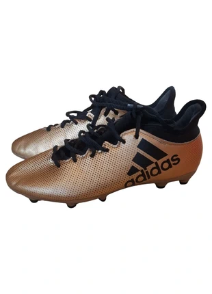 Adidas X 17.3 FG Football Boots – Gold/Black | UK 8 | Speed & Control, marque: adidas, état: Très bon état, taille: 42, 10,00 €, 11,20 € Protection acheteurs incluse