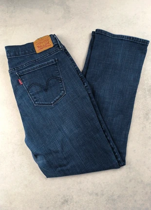 Jean Levi's 505 Sraight - W29 | FR38 - Bleu Marine - Femme - J0409, marke: Levi's, zustand: Gut, größe: M / 38 / 10, 14,90 €, 16,35 € beinhaltet Vinted-Käuferschutz Pro