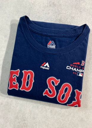 T-shirt Vintage Homme Majestic Est 1976, World Series 2018 Red Sox J.D Martinez, Taille M, marque: Majestic, état: Très bon état, taille: M, 17,00 €, 18,55 € Protection acheteurs incluse