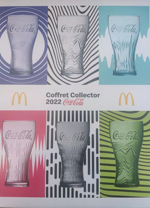 Verres Coca-Cola McDo 2022 (Coffret Collector)