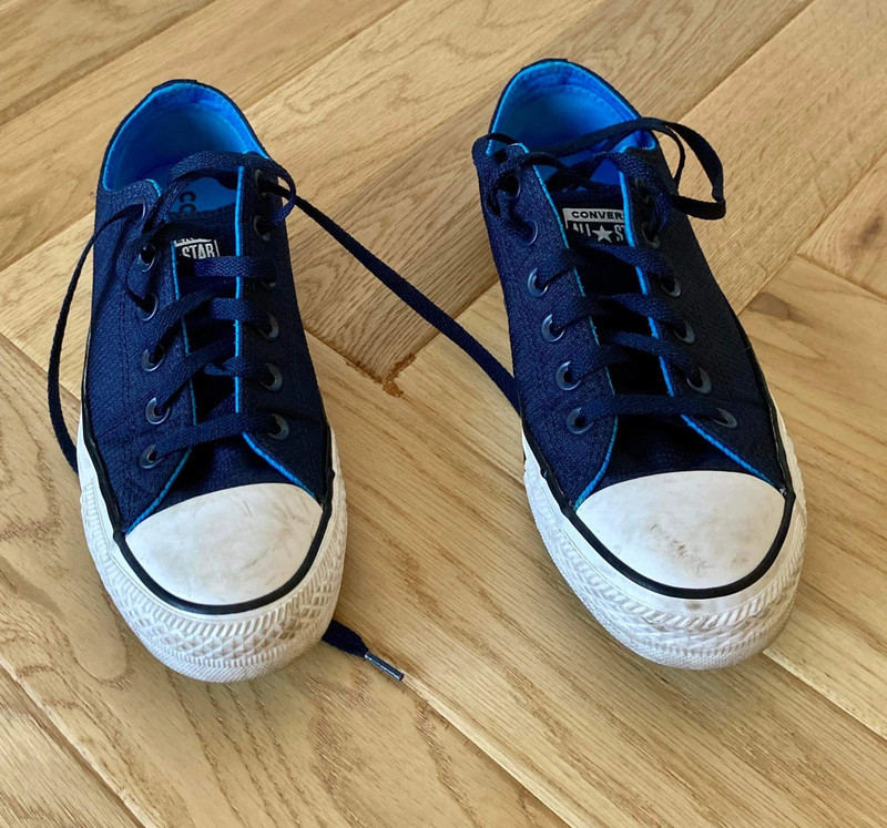 Converse sale bleu jean