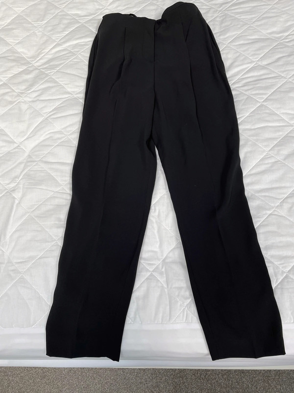 Zara black formal straight leg trousers NWT size 8
