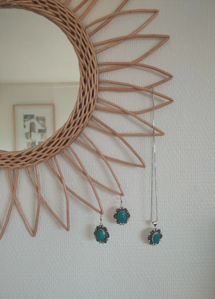 Ensemble de bijoux ethniques en argent et Turquoise, zustand: Neu, 28,00 €, 30,10 € inklusive Vinted-Käuferschutz