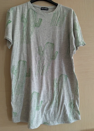 T-shirt estiva uomo maniche corte colore grigio con stampa cactus colore verde tg L in cotone, marke: Vintage Dressing, zustand: Sehr gut, größe: L, 5,00 €, 5,95 € inklusive Vinted-Käuferschutz