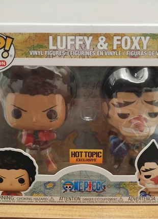 Funko Pop One Piece Small Damage 2pack 2 pack Luffy & Foxy HT Hottopic hot topic barcode, marque: Funko, état: Bon état, taille: Taille unique, 25,00 €, 26,95 € Protection acheteurs incluse