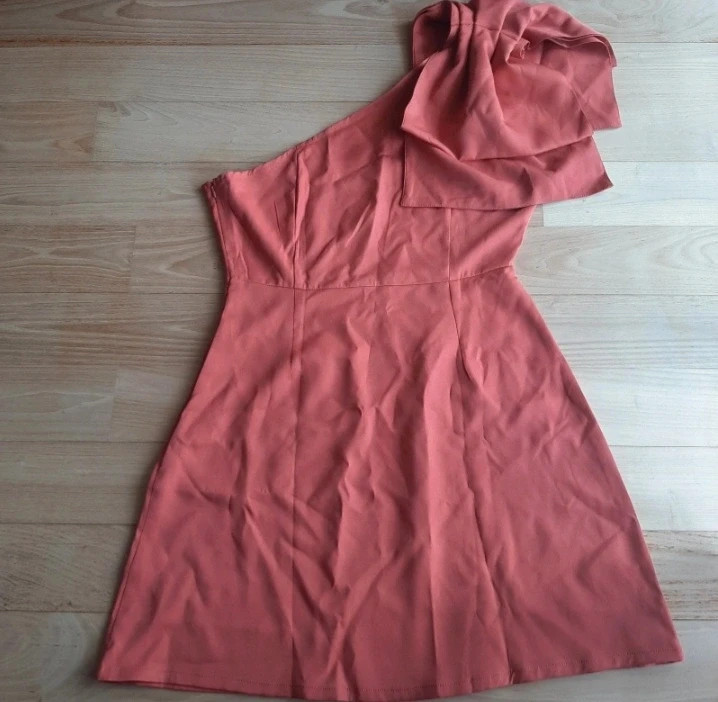 Vestido coral shein 1