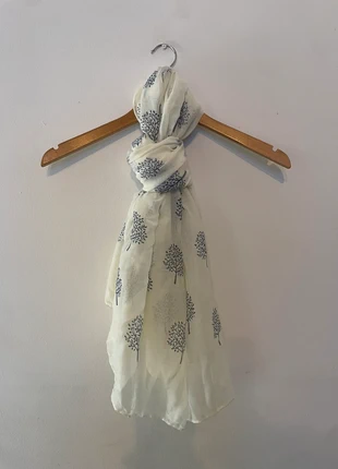 🌿 Large Lightweight Cotton Blend Tree Print Scarf 🌿, brand: Scarf, condition: Very good, £5.00, £5.95 includes Buyer Protection