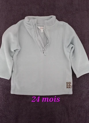 Pull polaire, marke: Kid Kanai, zustand: Zufriedenstellend, größe: 18–24 Monate / 86, 2,50 €, 3,33 € inklusive Vinted-Käuferschutz