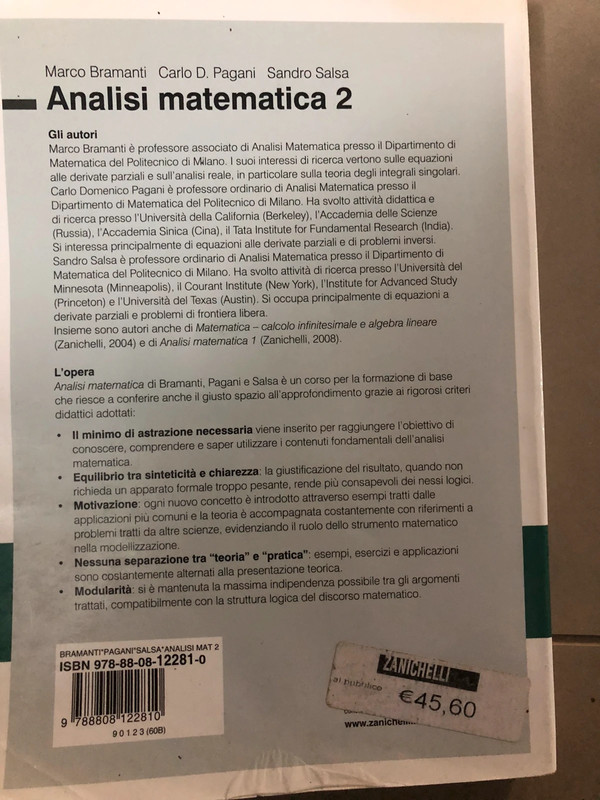 Analisi matematica 2