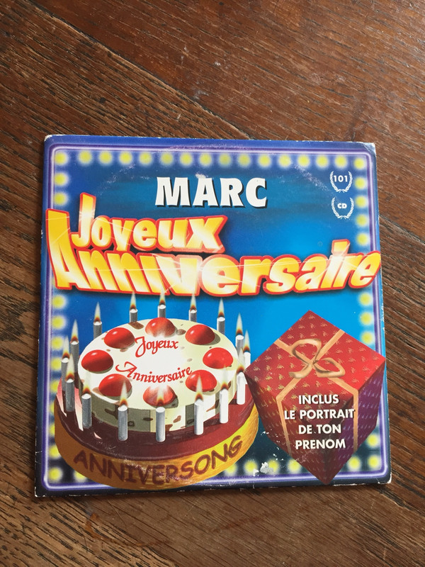 Joyeux Anniversaire Marc Cd 2 Titres Vintage Vinted