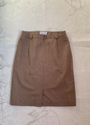 Gonna Marrone Burberry Nuova Lana Vintage 90s, marca: Burberry, estado: Novo sem etiquetas, tamanho: M / 38 / 10, €56.00, €59.50 inclui Proteção do Comprador