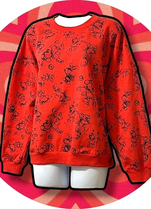 ●Felpa Rossa Disney Vintage – Fantasia Topolino – Taglia 40/42 ●, brand: Disney, condizioni: Ottime, taglia: M / IT 42 / EU 38, €10.00, €11.20 include la Protezione acquisti