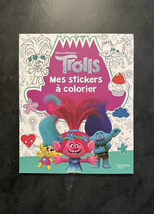 Mes stickers à colorier - Trolls, staat: Nieuw met prijskaartje, € 3,50, € 4,38 inclusief Kopersbescherming Pro