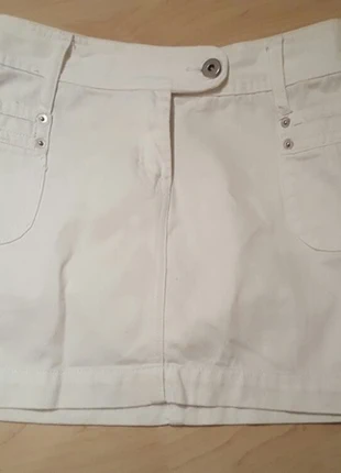 Minirock weiß, marque: H&M, état: Très bon état, taille: S / 36 / 8, 3,00 €, 3,85 € Protection acheteurs incluse