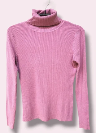 Jersey de Cuello Alto Rosa Chicle - Punto Canalé Elástico 💖, marque: Local, état: Très bon état, taille: L / 40 / 12, 10,00 €, 11,20 € Protection acheteurs (Pro) incluse