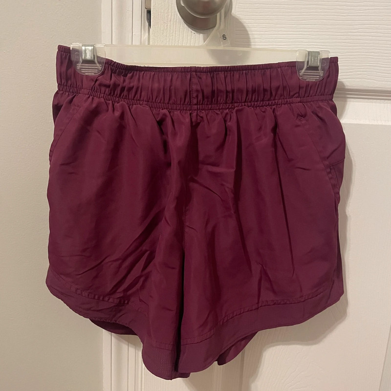 Women’s Burgundy Athletic Shorts 5