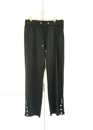 Black baggy fit Track Pants Cotton Snap Button Side Zipper men's M/L, brand: no brand, condition: Very good, size: M, £52.59, £55.92 includes Buyer Protection