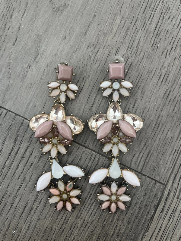 Pink earrings