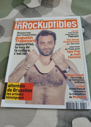 Magazine Les inRockuptibles n°1061 2016 Trapenard Armanet Iggy Pop Les inRocks, estado: Muy bueno, 6,00 €, 7,00 € Protección al comprador incluida