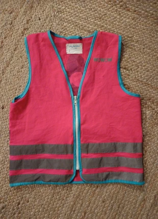 Gilet de sécurité rose fluo enfant, brand: wowow, condition: Good, €1.00, €1.75 includes Buyer Protection