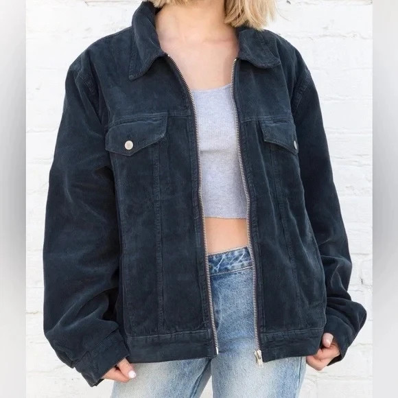 brandy melville katie corduroy jacket 1