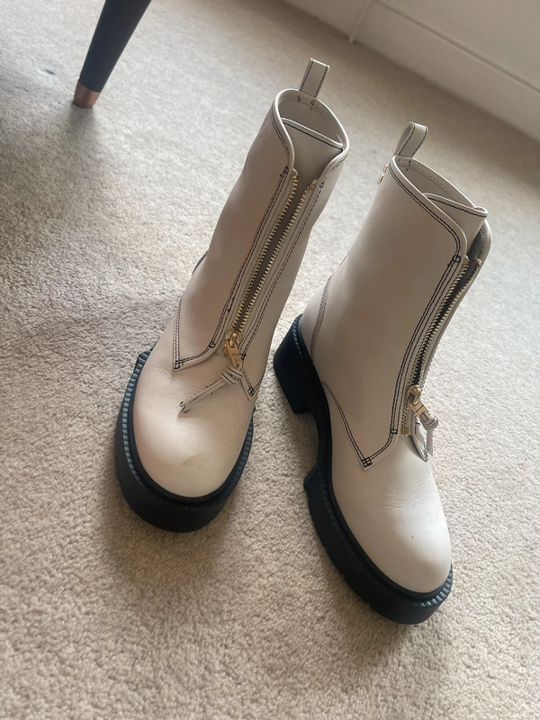 Coach online silver boots