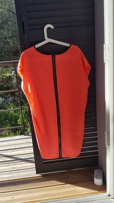 Robe rose fluo Taille M 2
