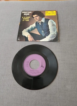 Disque Vinyl 45 tours -Christian Adam, état: Bon état, 3,00 €, 3,85 € Protection acheteurs incluse