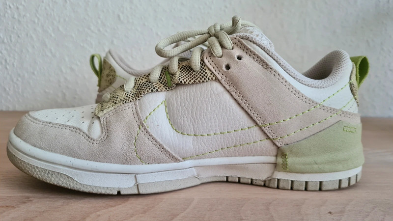 Nike dunk low disturb 2 - Green Snakeskin 3