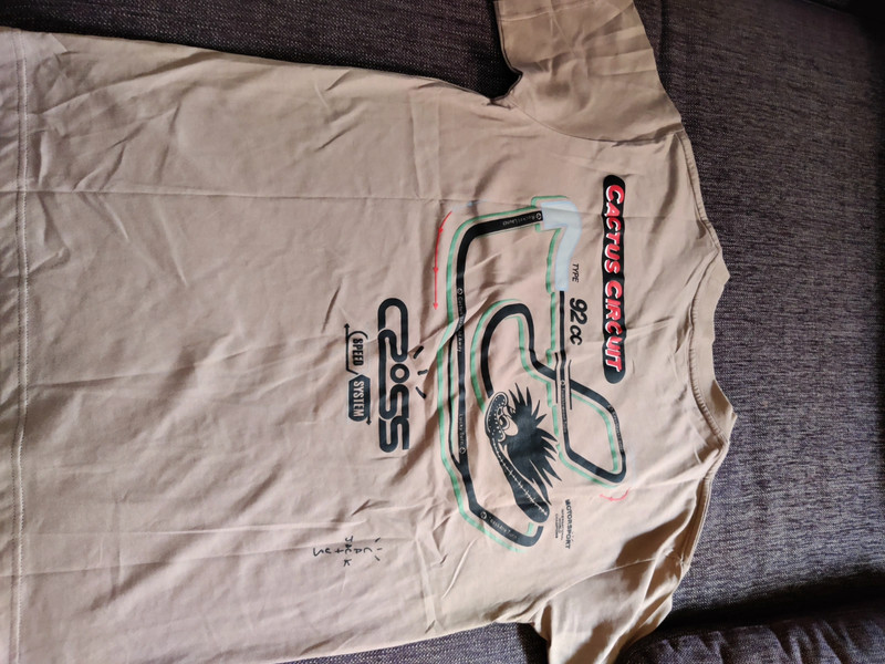 Travis Scott Cactus Jack Racetrack Tee Tan - Vinted