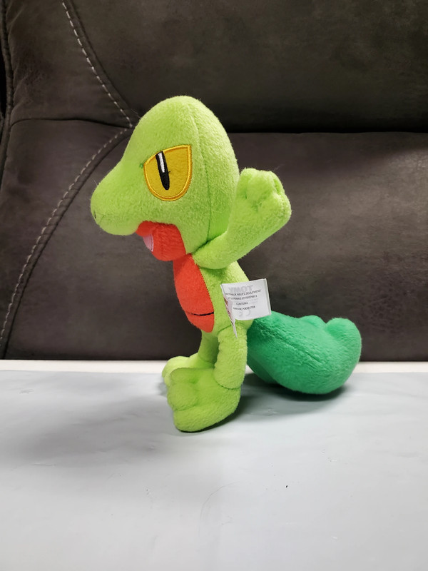 Plush Pokemon Green Treecko Stuffed Animal - 9" Tall 1