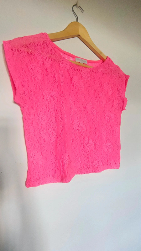 T-shirt rosa transparente 1