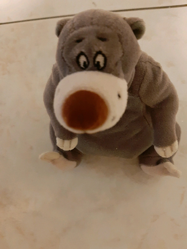 Belle peluche Baloo Disney 17 cm