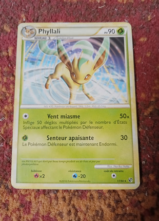 Cartes pokmon rare Phyllali et Unco Pyroli, marque: Pokémon, état: Bon état, 2,00 €, 2,80 € Protection acheteurs incluse