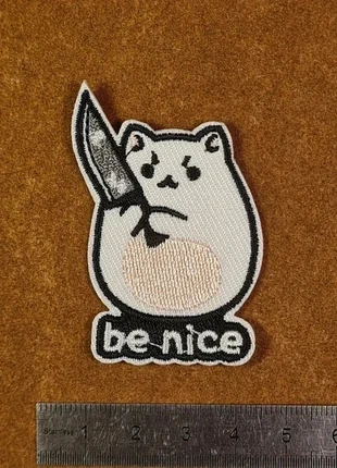 Patch Écusson Broderie Neuf Chat Be Nice, marque: Chat Be Nice, état: Neuf sans étiquette, 5,00 €, 5,95 € Protection acheteurs incluse