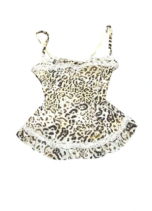 y2k cheetah top 2000s, brand: Lormar, condizioni: Ottime, taglia: M / IT 42 / EU 38, €10.00, €11.20 include la Protezione acquisti
