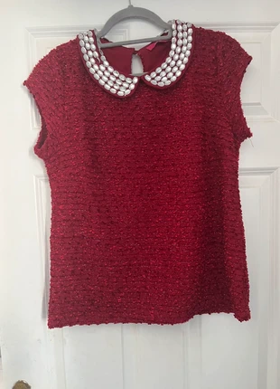 Red Top, brand: Amon Vitae, condition: Very good, size: L / 40 / 12, €12.50, €13.83 includes Buyer Protection