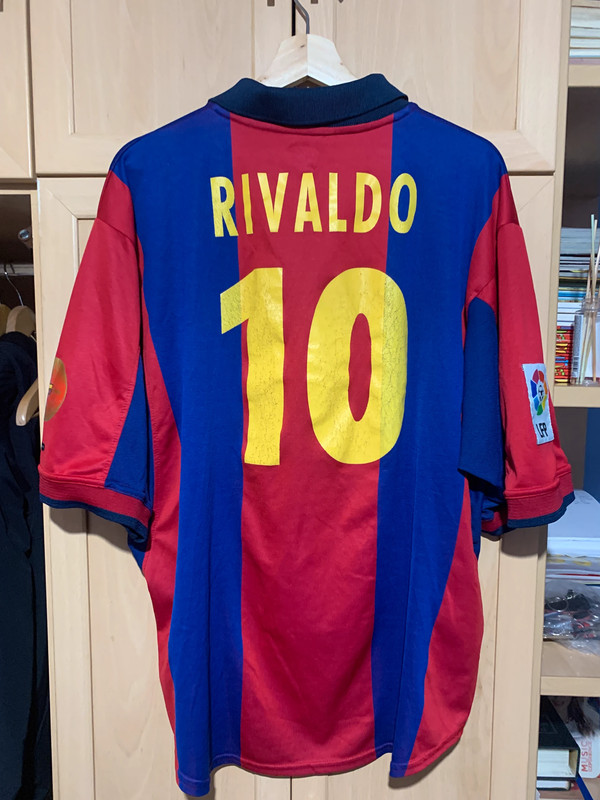 Camiseta futbol retro Vintage Barcelona Vinted