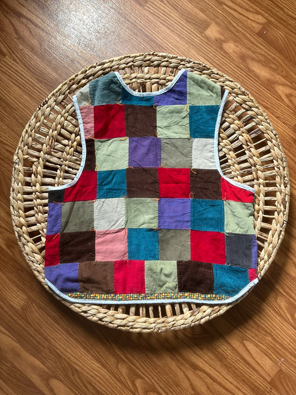 Vintage Handmade Sustainable Vest • Corduroy Colors 5