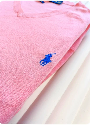 Pull Ralph Lauren Pur Coton Pima Rose Col V Taille M, marque: Ralph Lauren, état: Très bon état, taille: M, 45,00 €, 47,95 € Protection acheteurs incluse