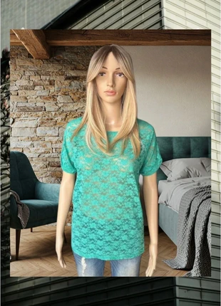 Top camisa de encaje - Shanna - Talla L, brand: Shanna, condizioni: Ottime, taglia: L / IT 44 / EU 40, €9.00, €10.15 include la Protezione acquisti