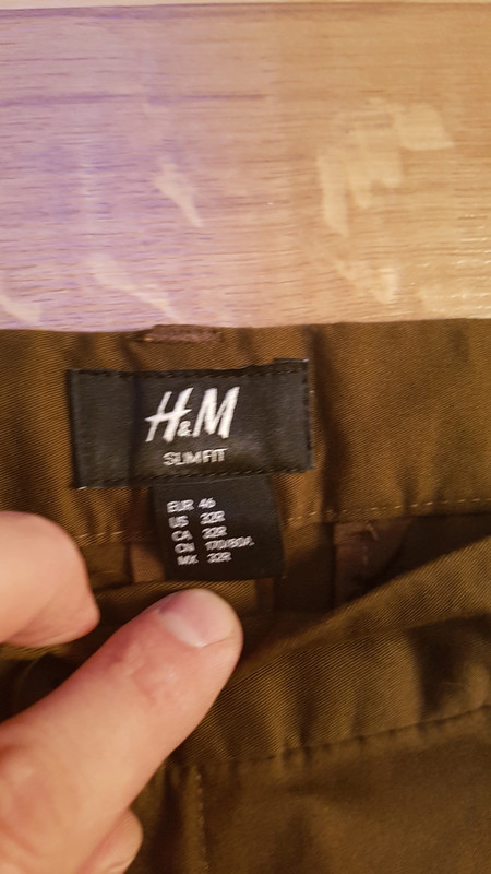 pantalon chino marron tabac h&m 3